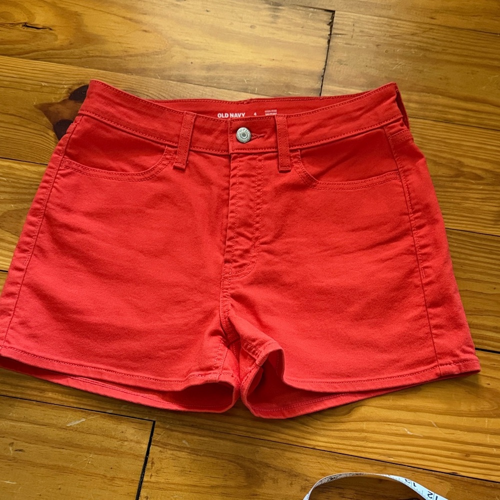 Old Navy Red Women’s Denim Shorts